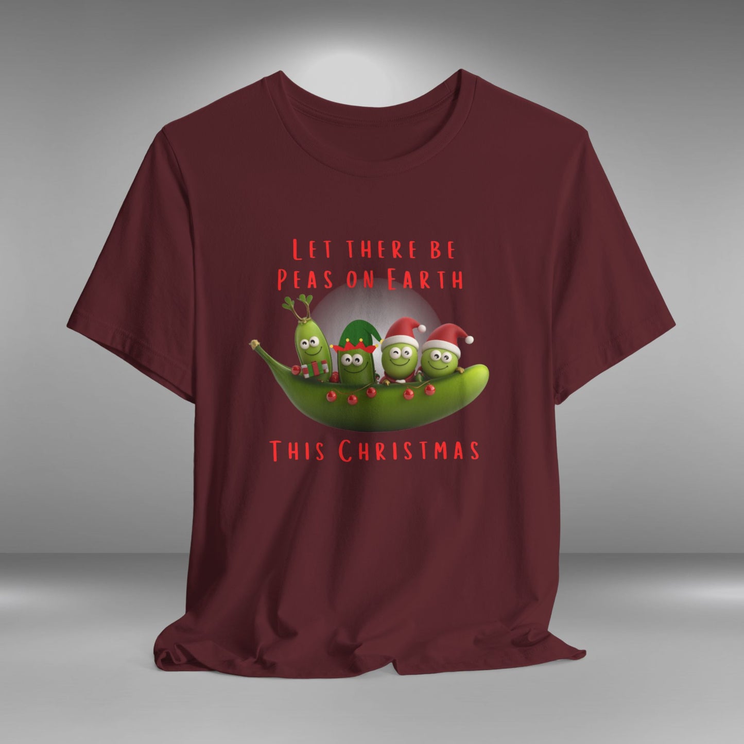 Let There be Peas on Earth - Christmas T-shirt