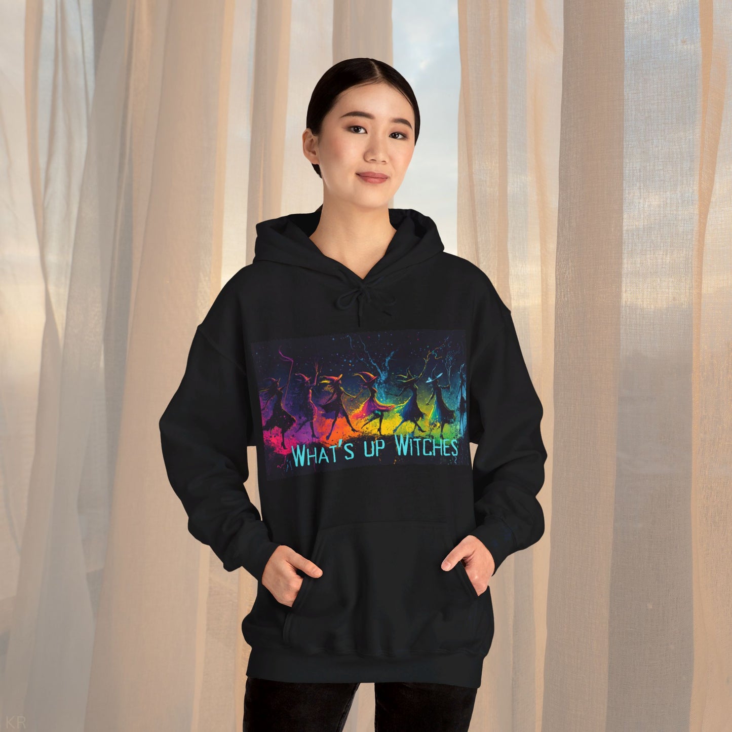 What's up Witches? Cozy hoodie for Halloween!