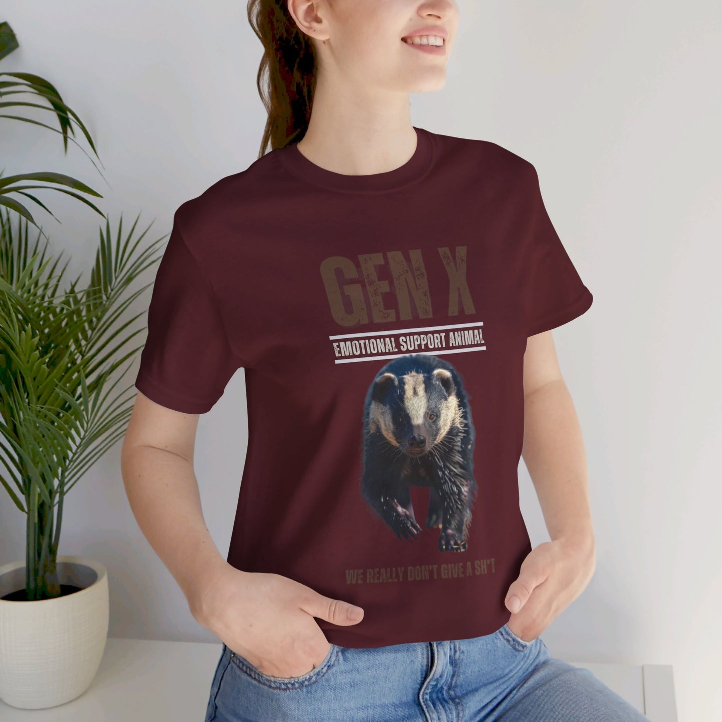 Gen X - Emotional Support Animal T-shirt