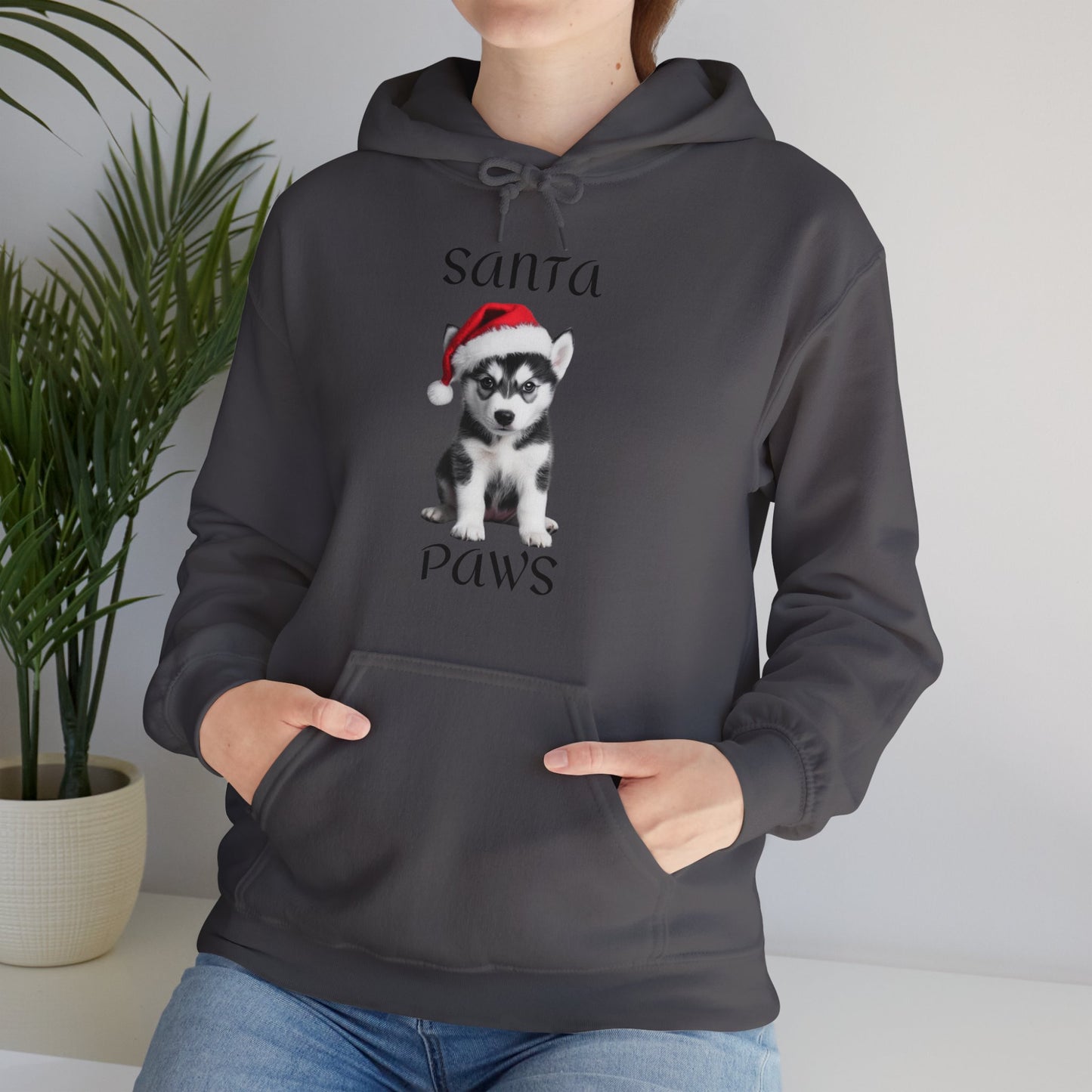 Santa Paws - Husky - Christmas Hoodie