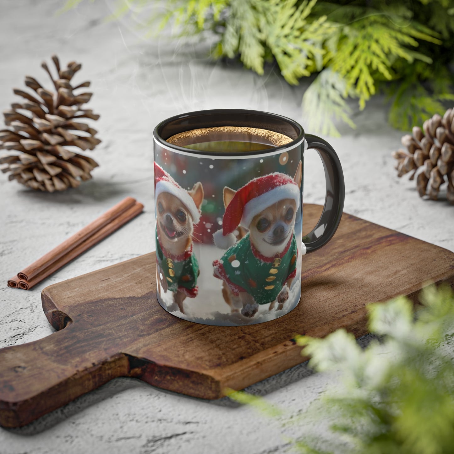 Christmas Chihuahua Elves Mug