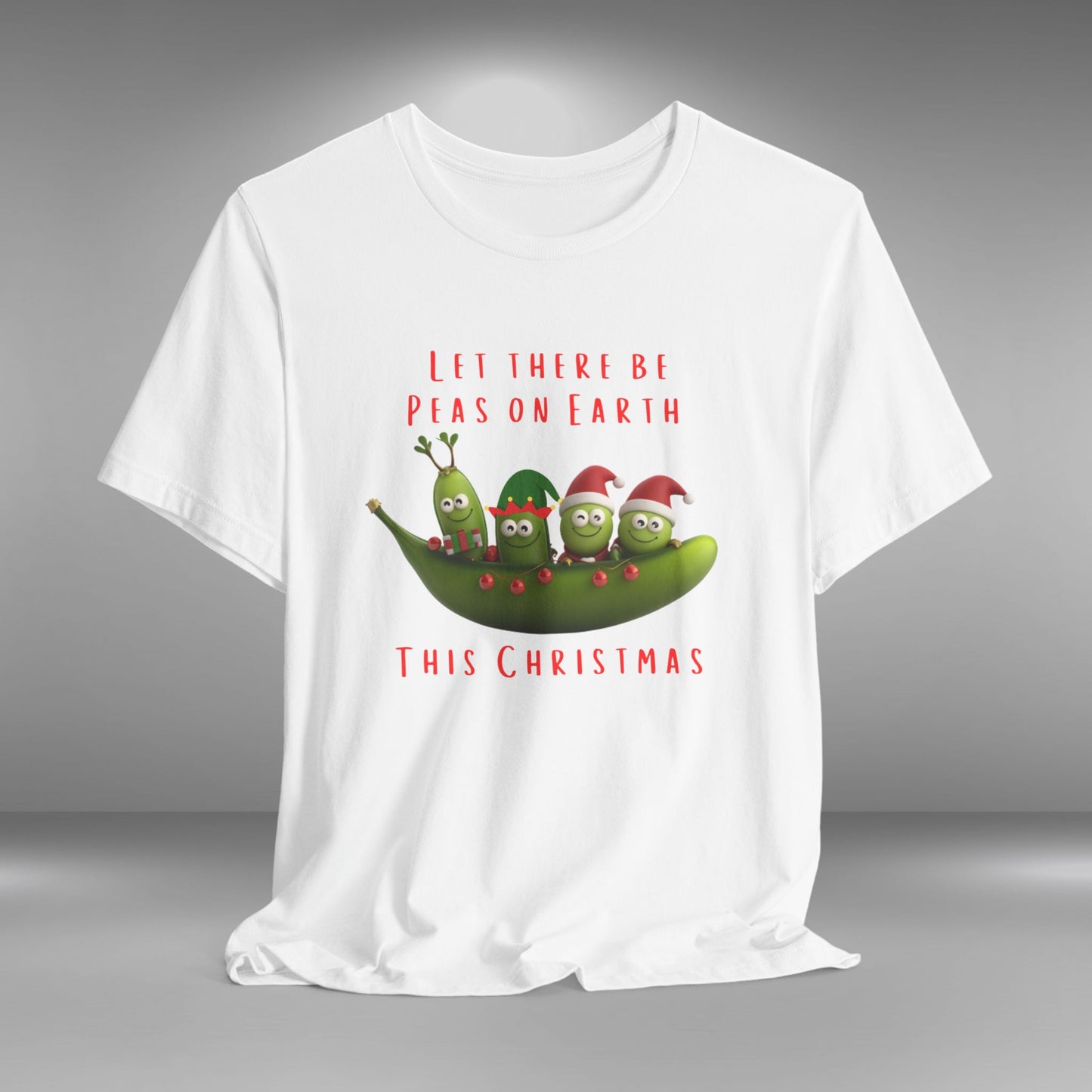 Let There be Peas on Earth - Christmas T-shirt