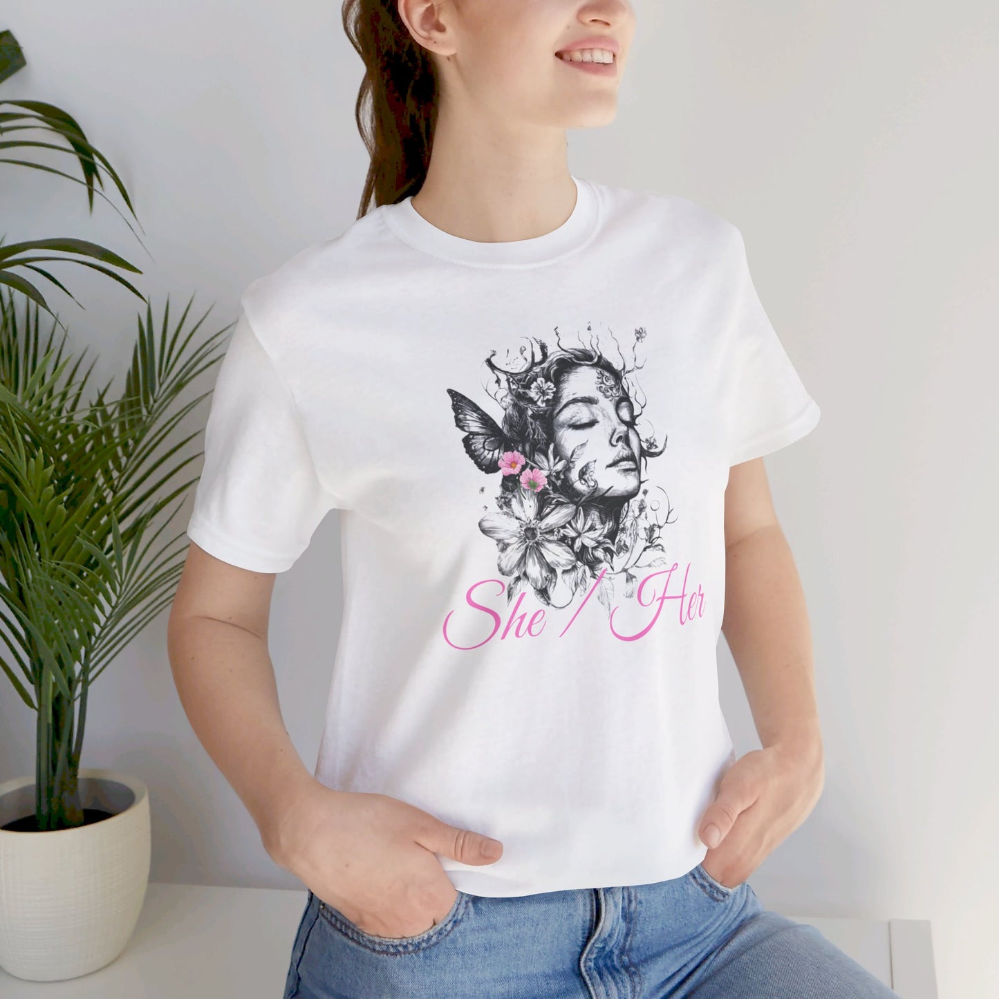 Pronouns - Stylized She/Her T-shirt