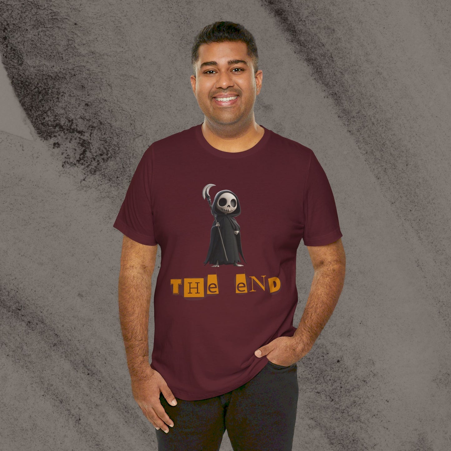 The End! Grim Reaper Halloween T-shirt