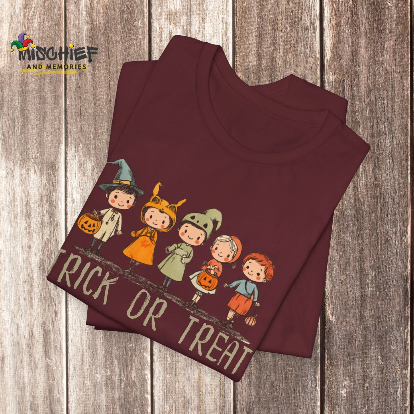 Retro Halloween Trick or Treat Cuties T-shirt