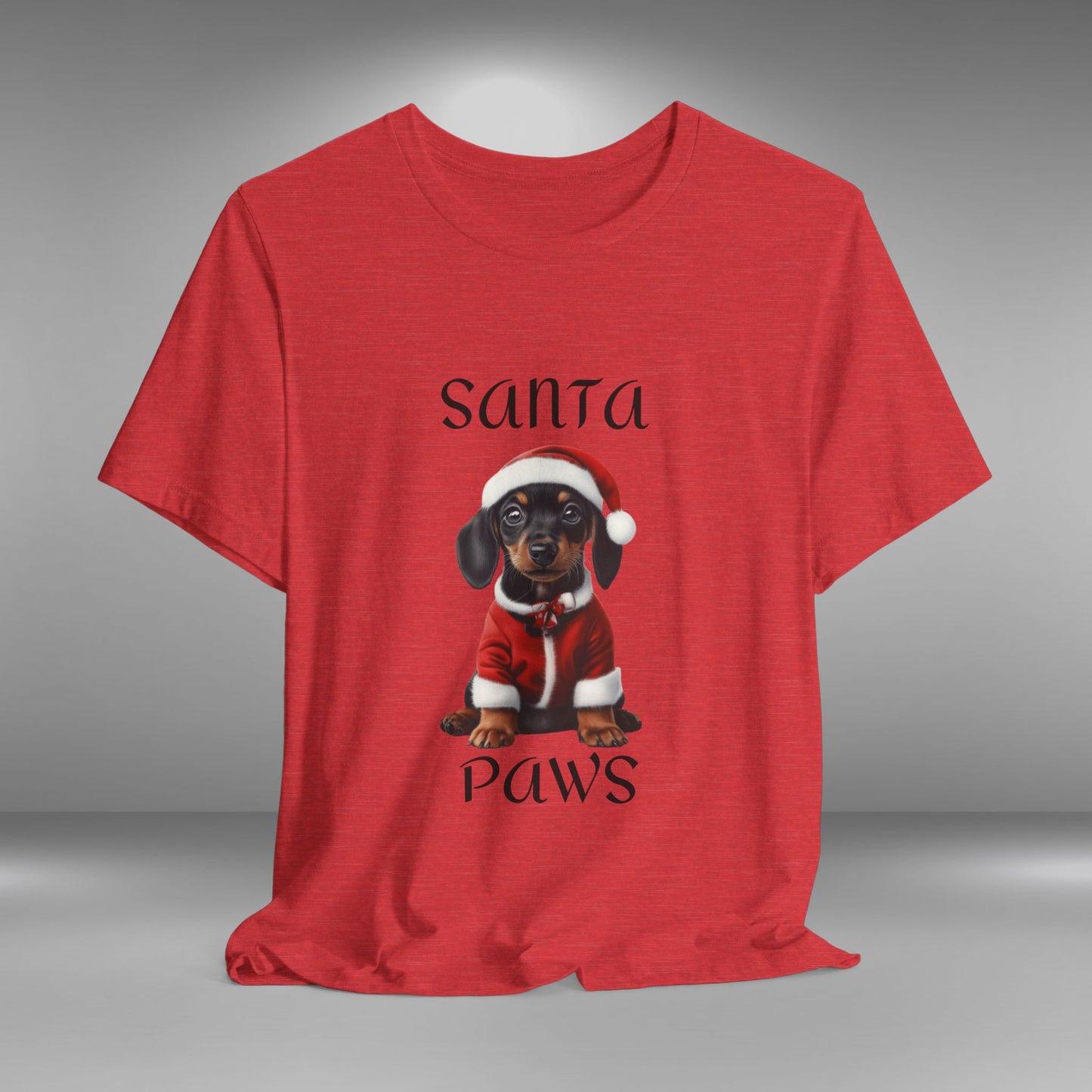 Santa Paws - Daschund - Christmas T-shirt