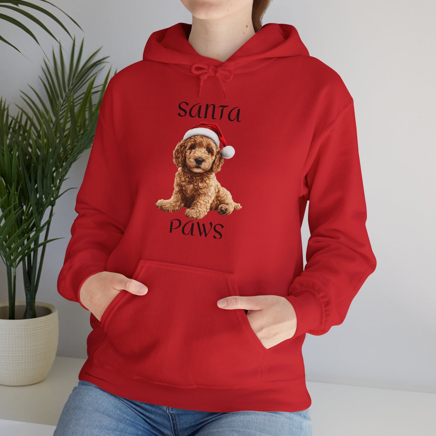 Santa Paws - Golden Doodle - Christmas Hoodie