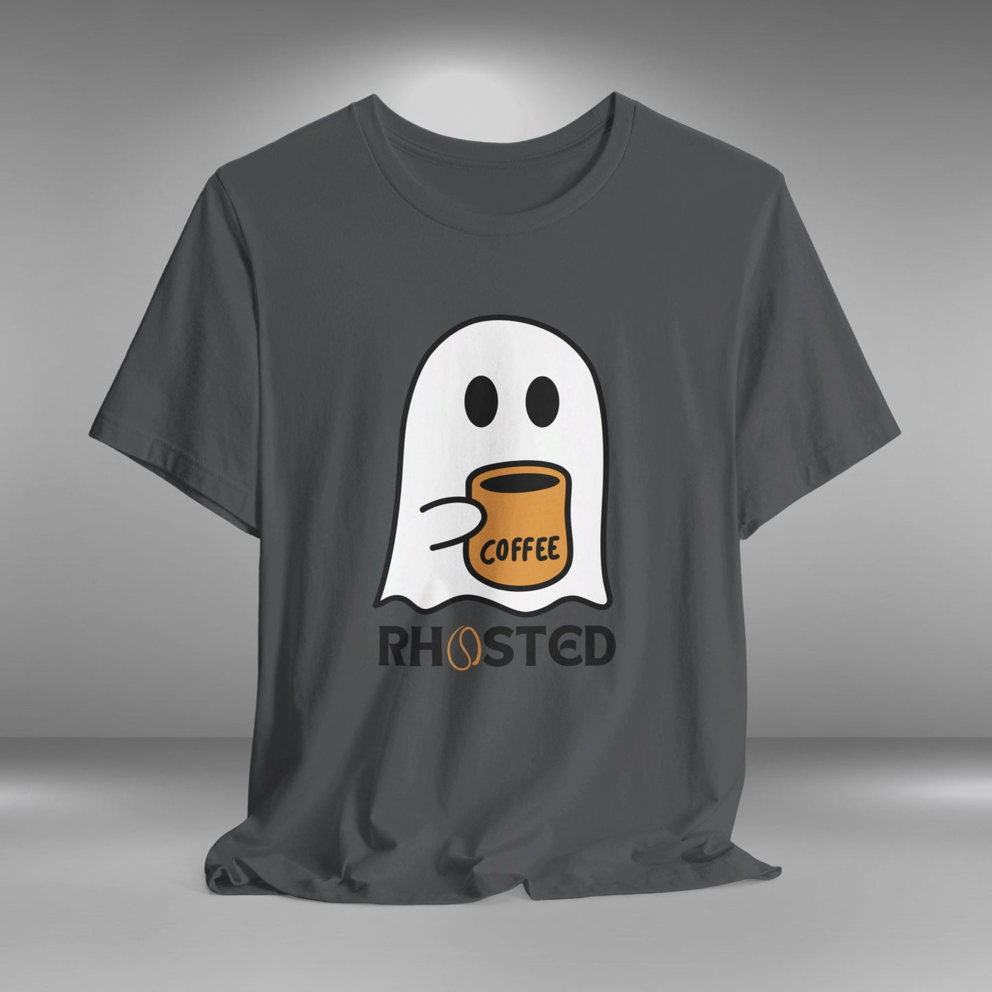 Rhosted! Coffee and ghosts...that's the spirit! T-shirt