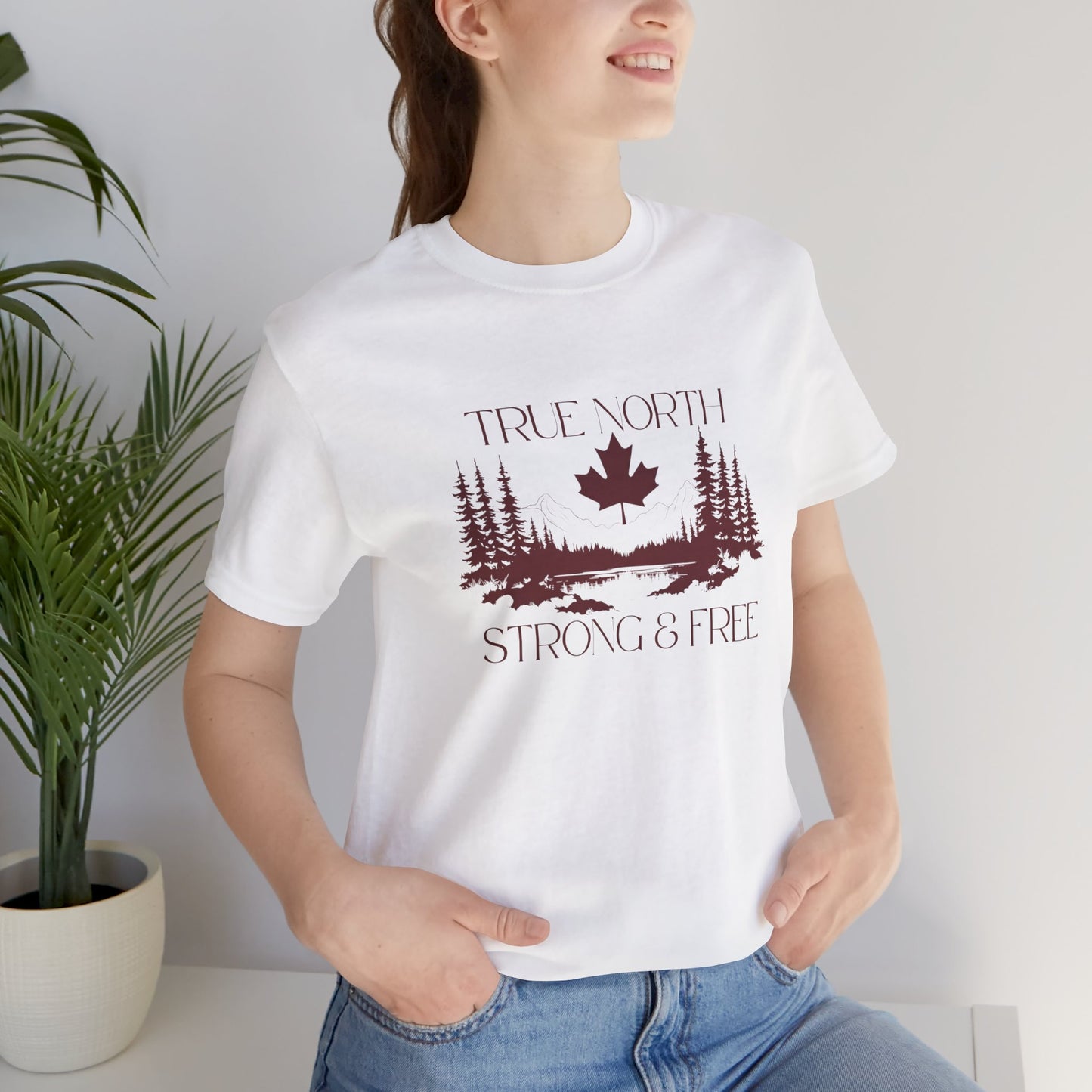 True North Strong and Free - Canadian Eh T-Shirt