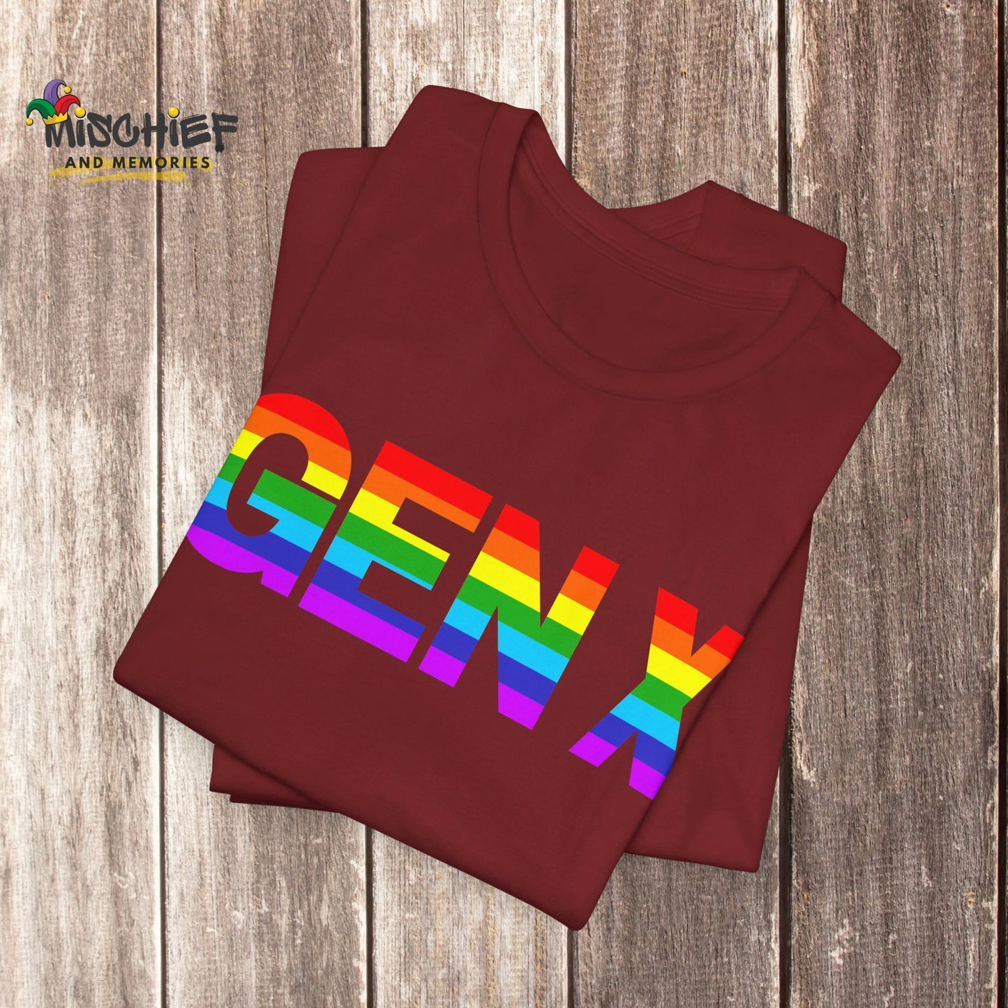 Gen X - Rainbow Design T-shirt