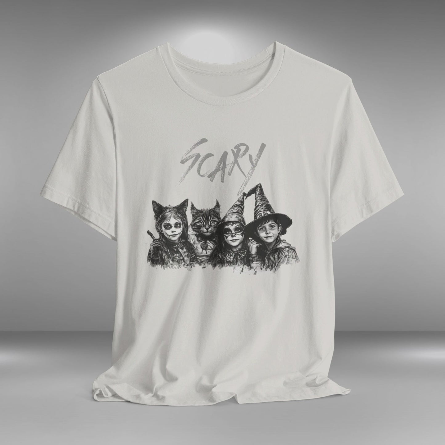 Vintage Trick or Treaters - Cat Lovers Halloween T-Shirt