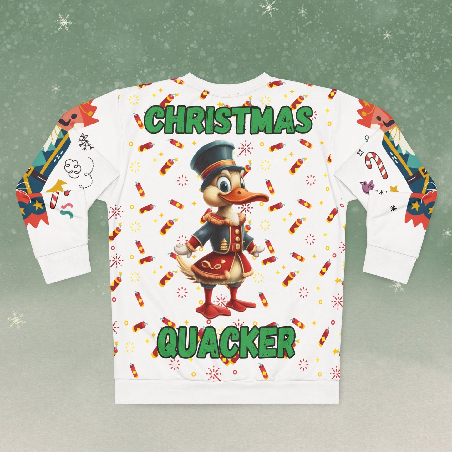 Christmas Quacker - All Over Print - Ugly Christmas Sweater