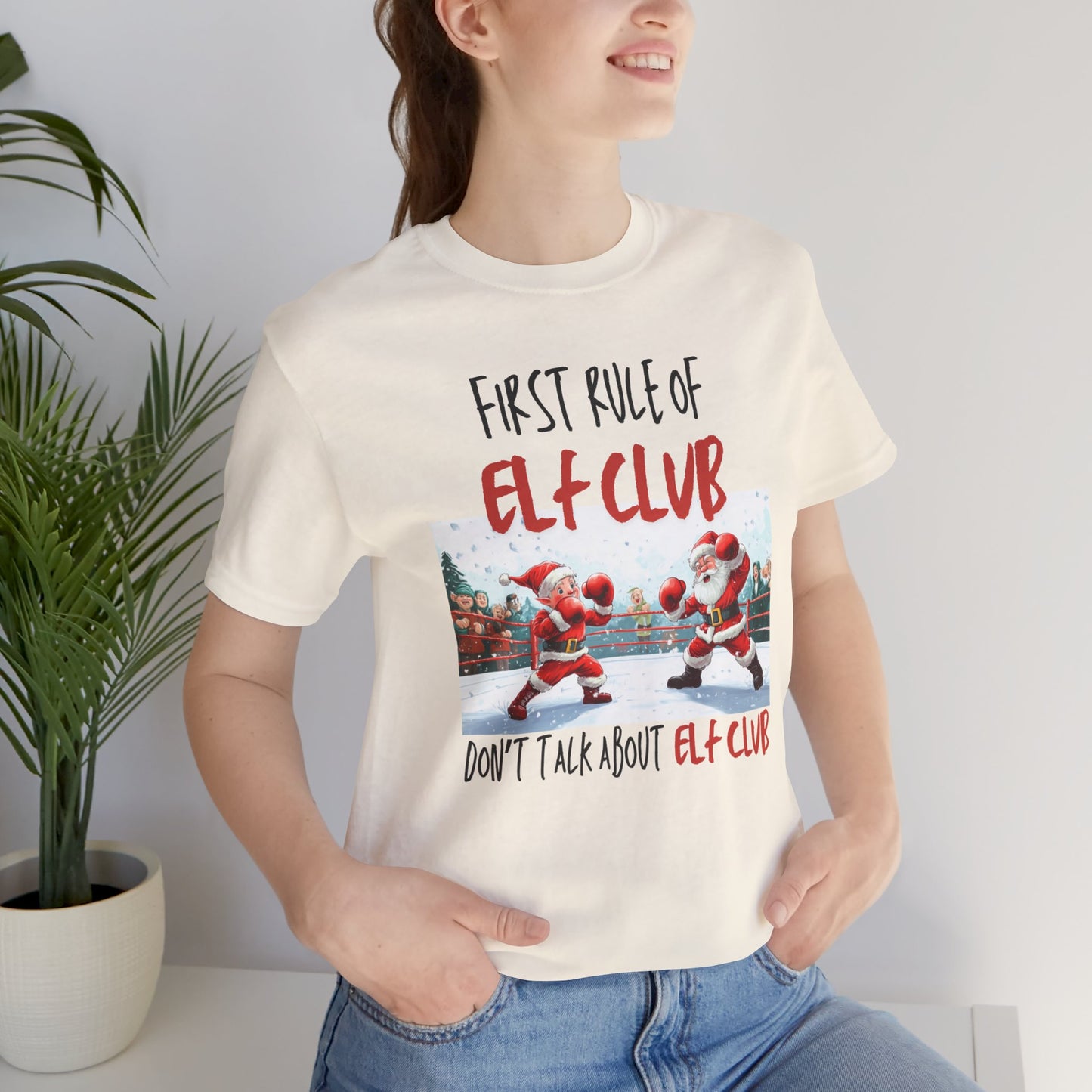 First Rule of Elf Club... - Christmas T-shirt