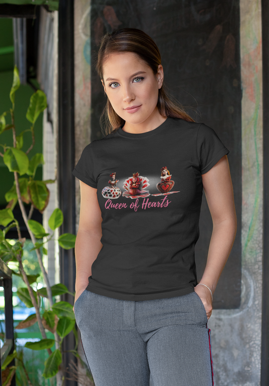 Three Queens of Hearts Valentine's T-Shirt