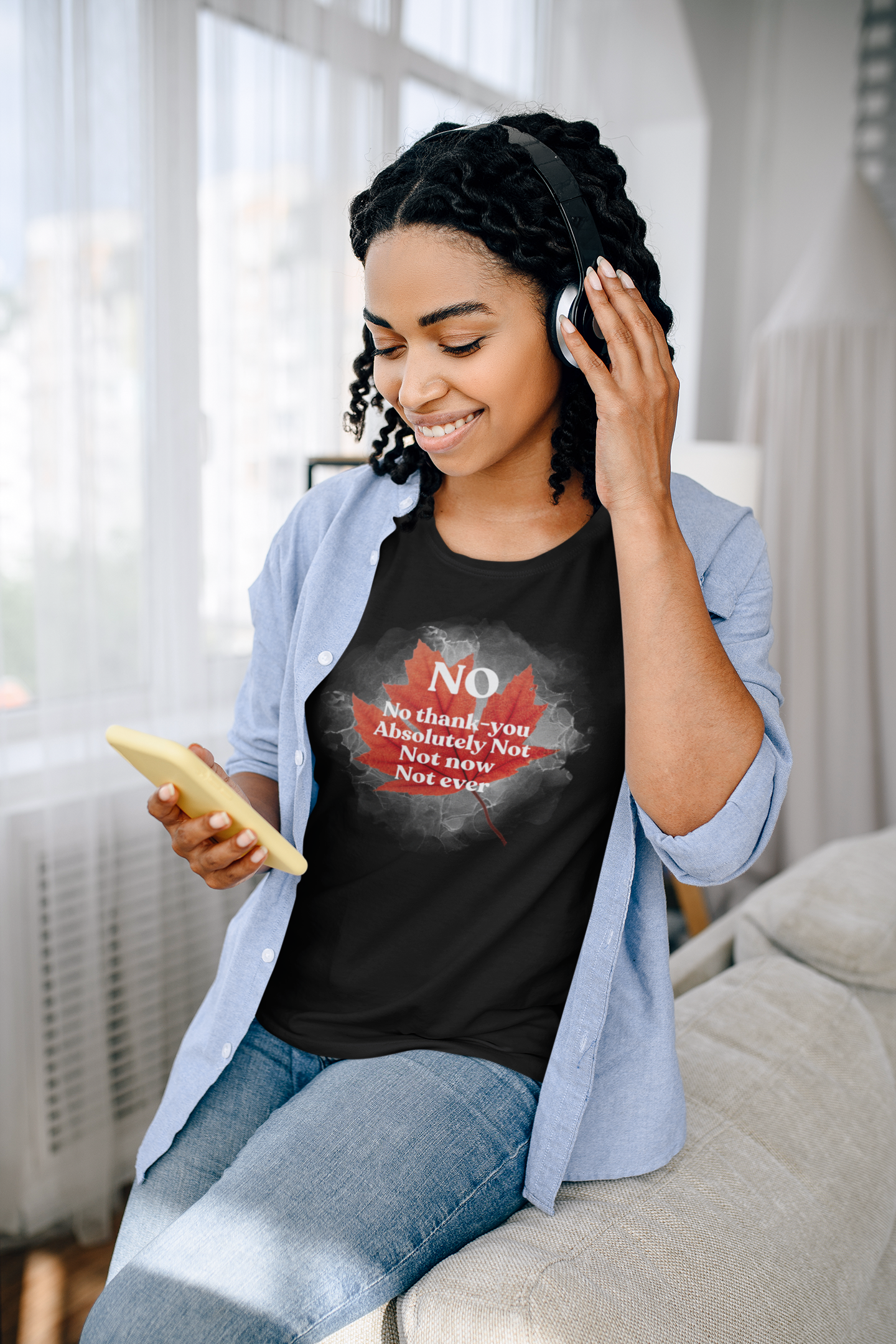 No, Not Now, Not Ever - Canada Eh T-Shirt