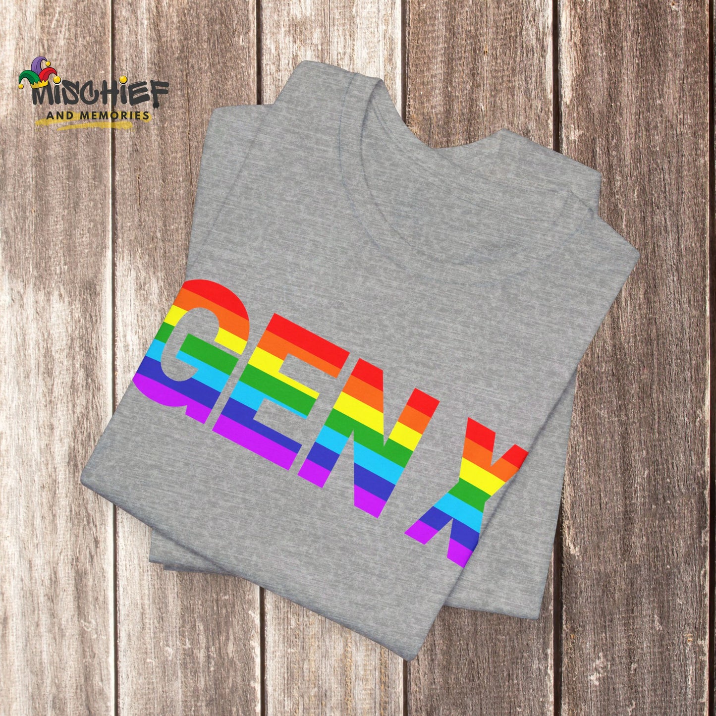 Gen X - Rainbow Design T-shirt