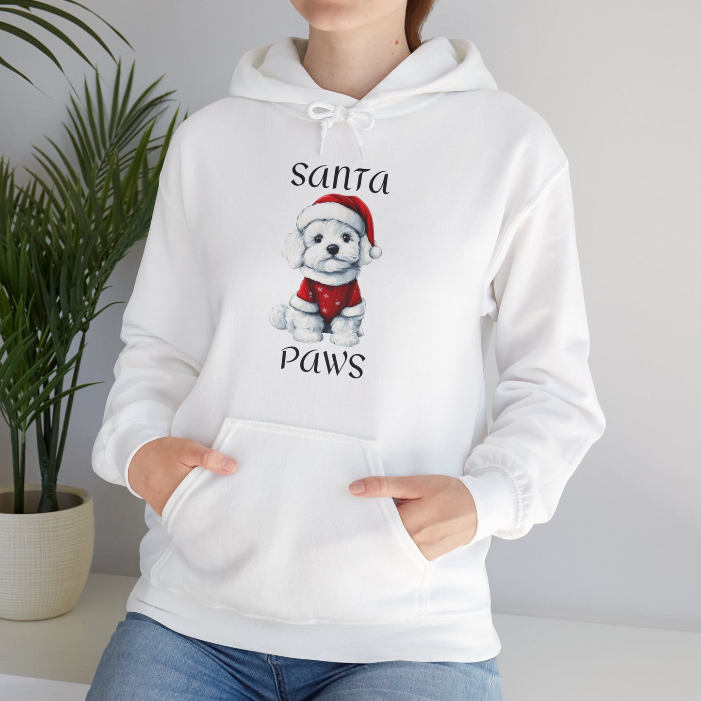 Santa Paws - Poodle - Christmas Hoodie