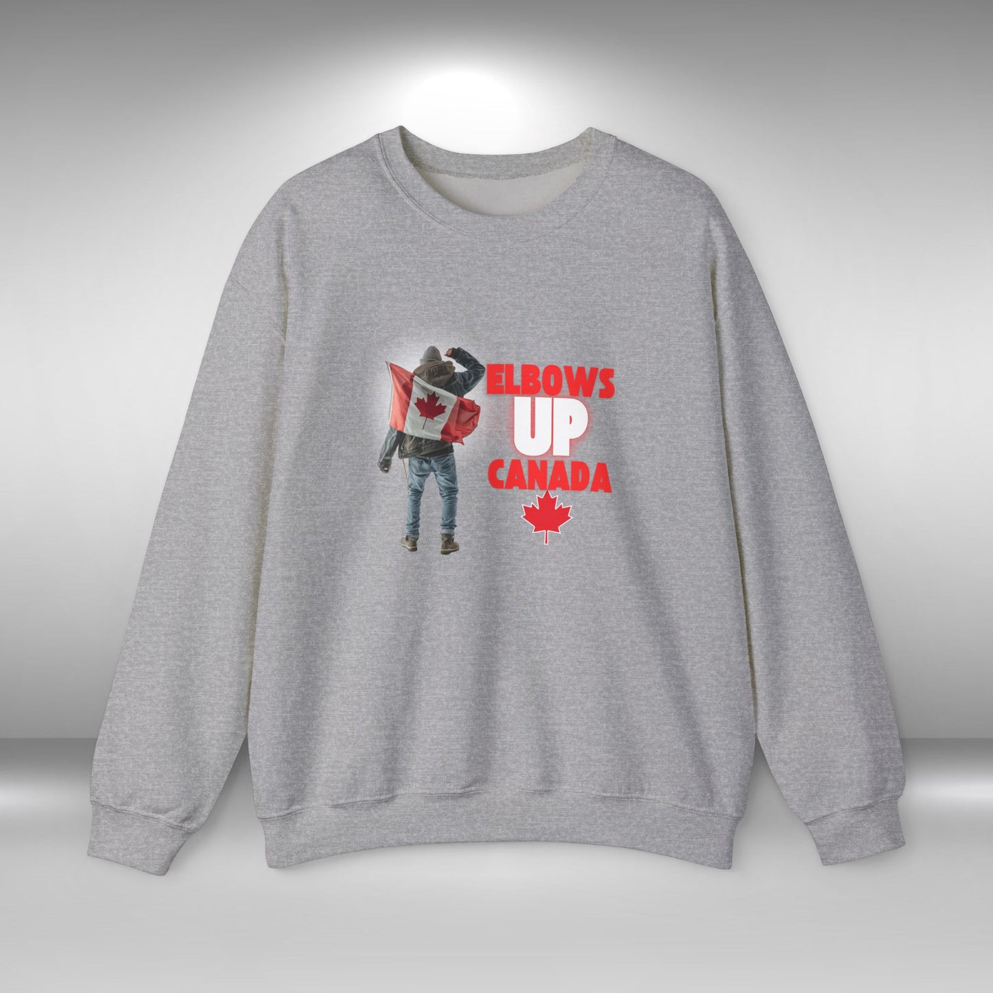 Elbows Up Canada Crewneck Sweatshirt