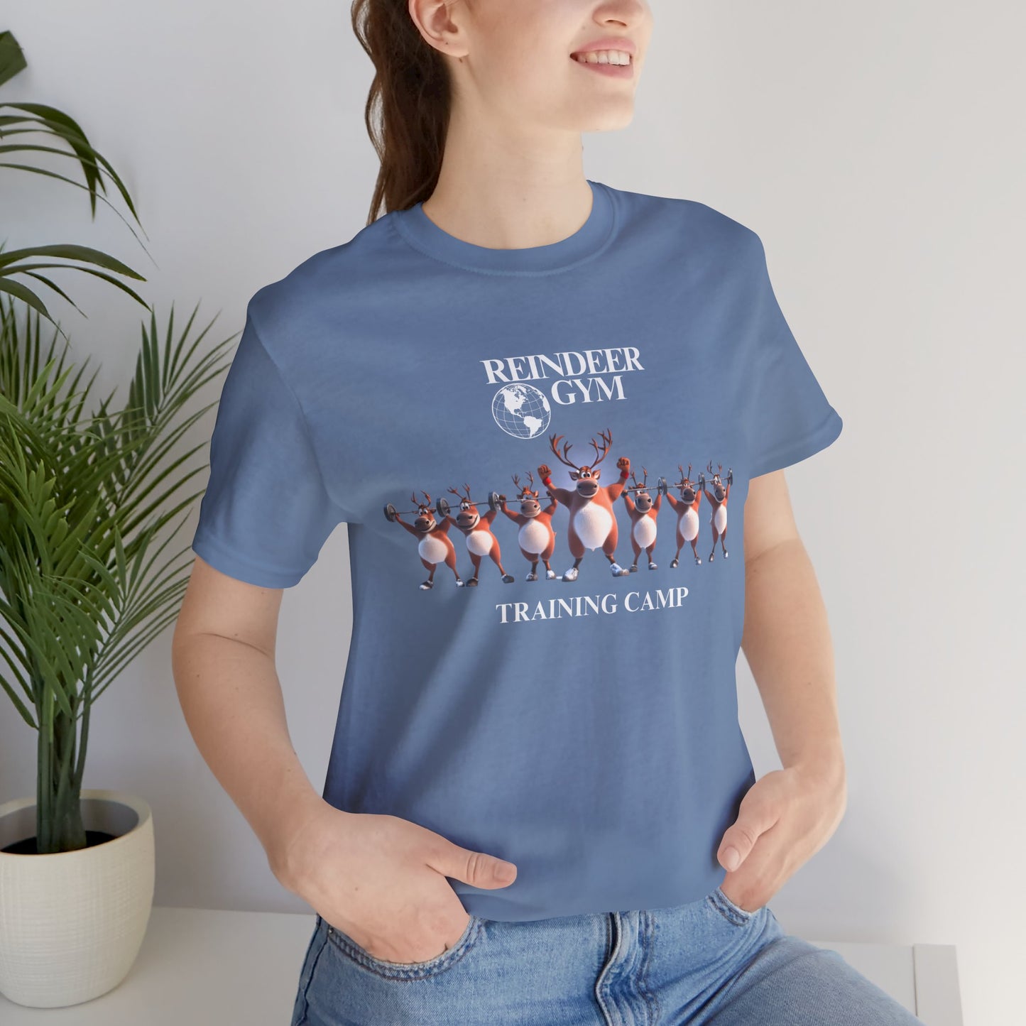 Reindeer Gym Training Camp - Christmas T-Shirt