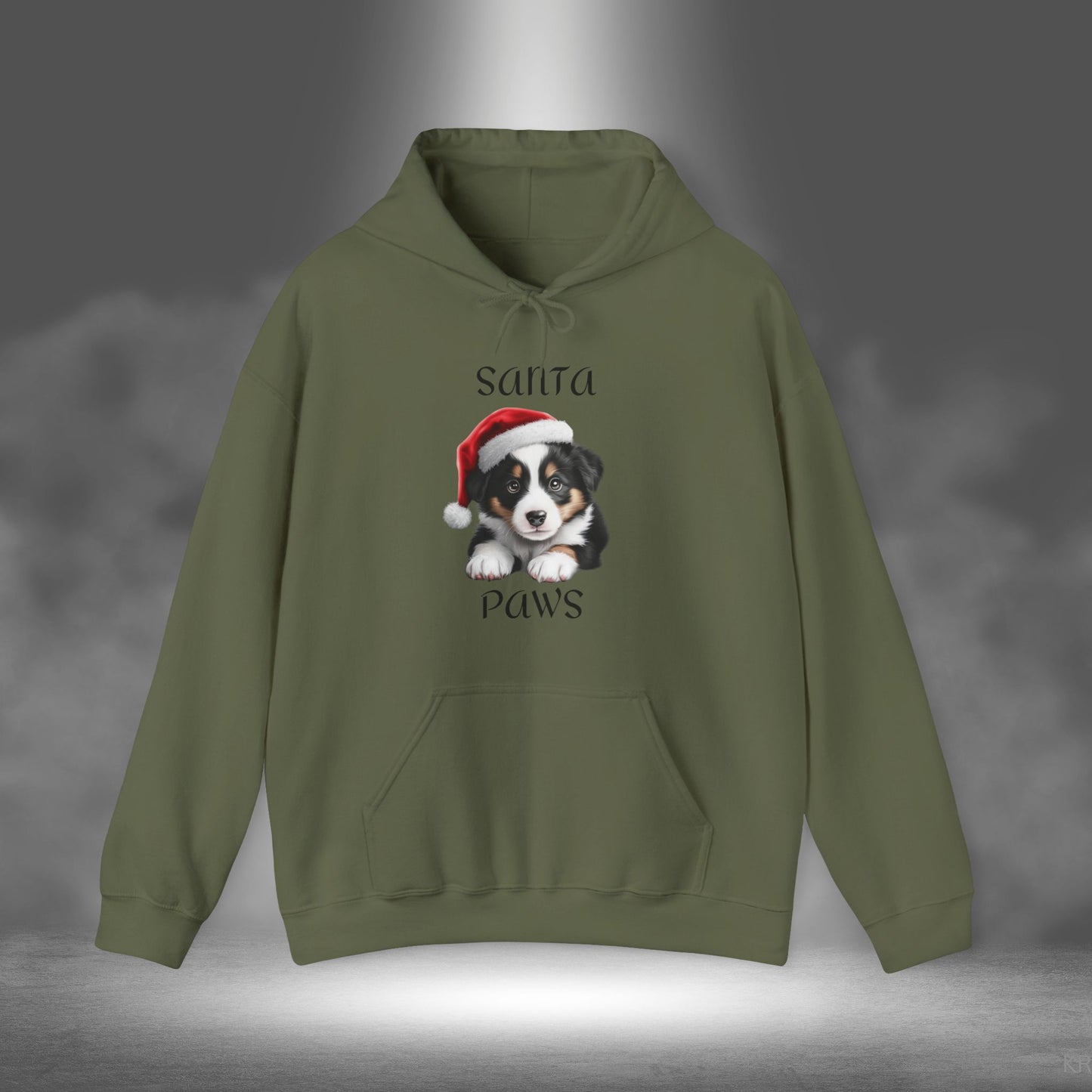 Santa Paws - Collie - Christmas Hoodie