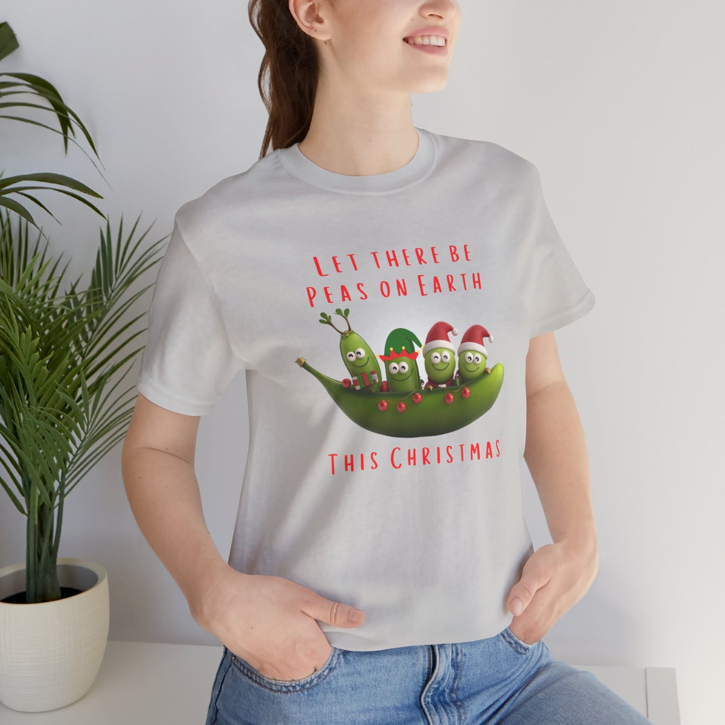 Let There be Peas on Earth - Christmas T-shirt