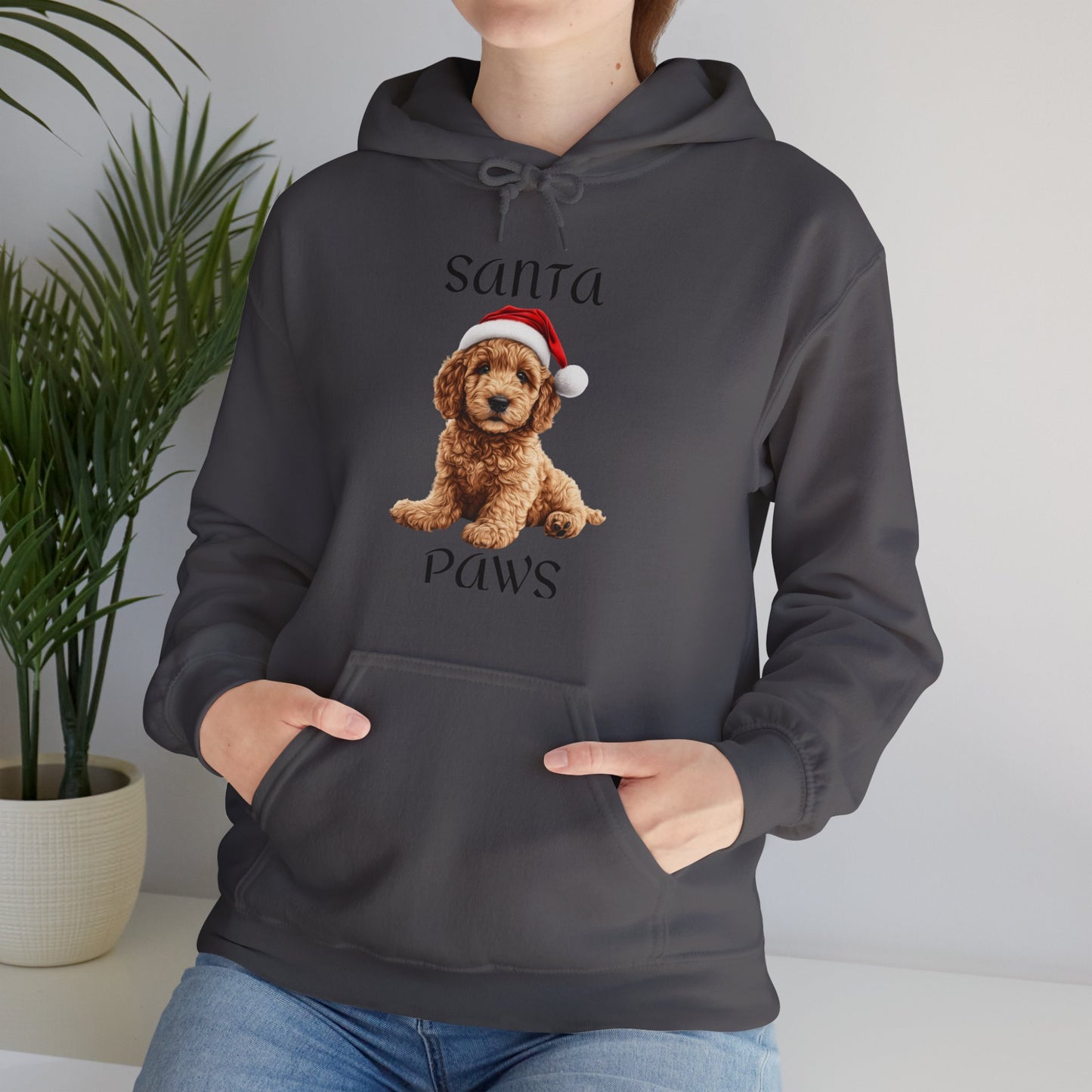 Santa Paws - Golden Doodle - Christmas Hoodie