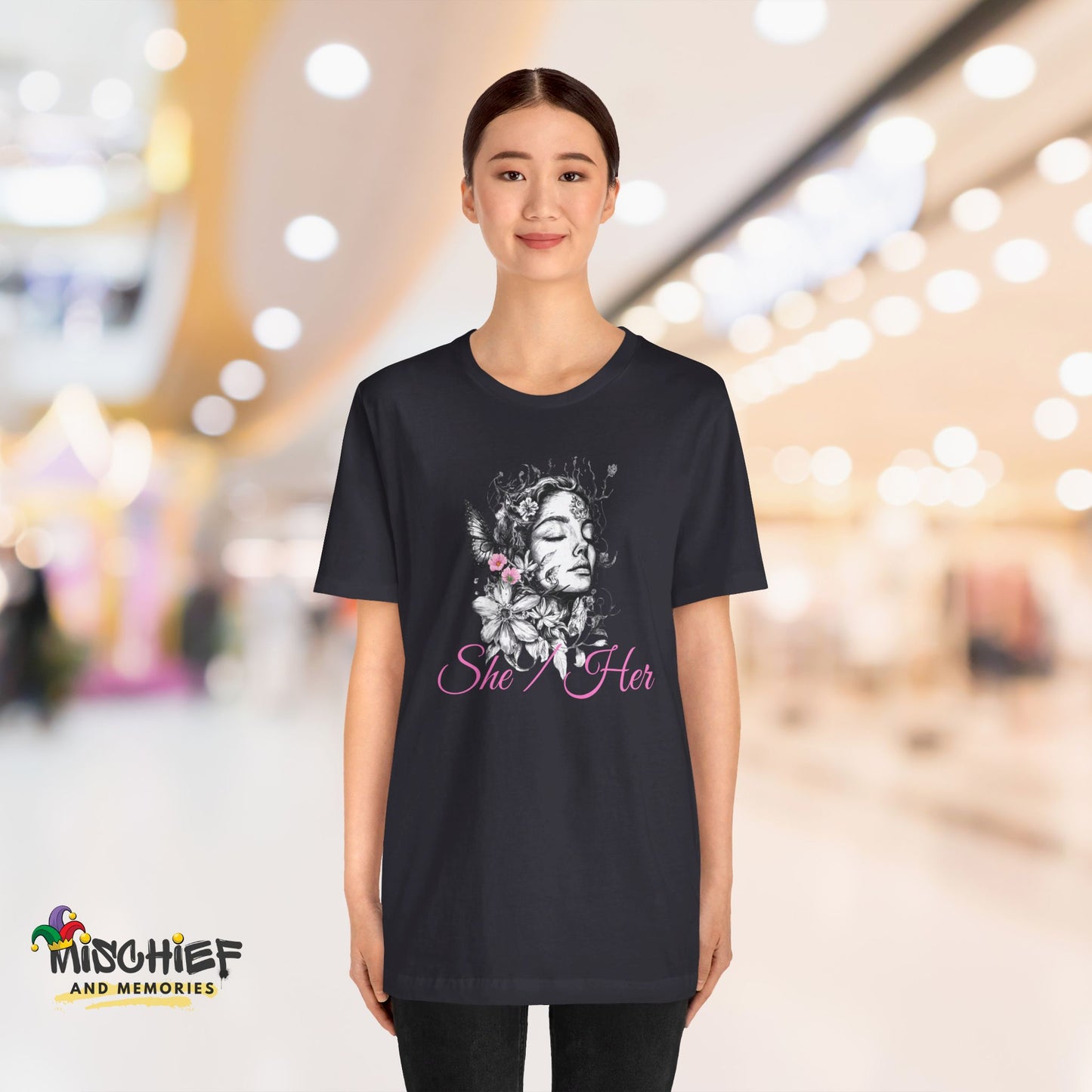 Pronouns - Stylized She/Her T-shirt