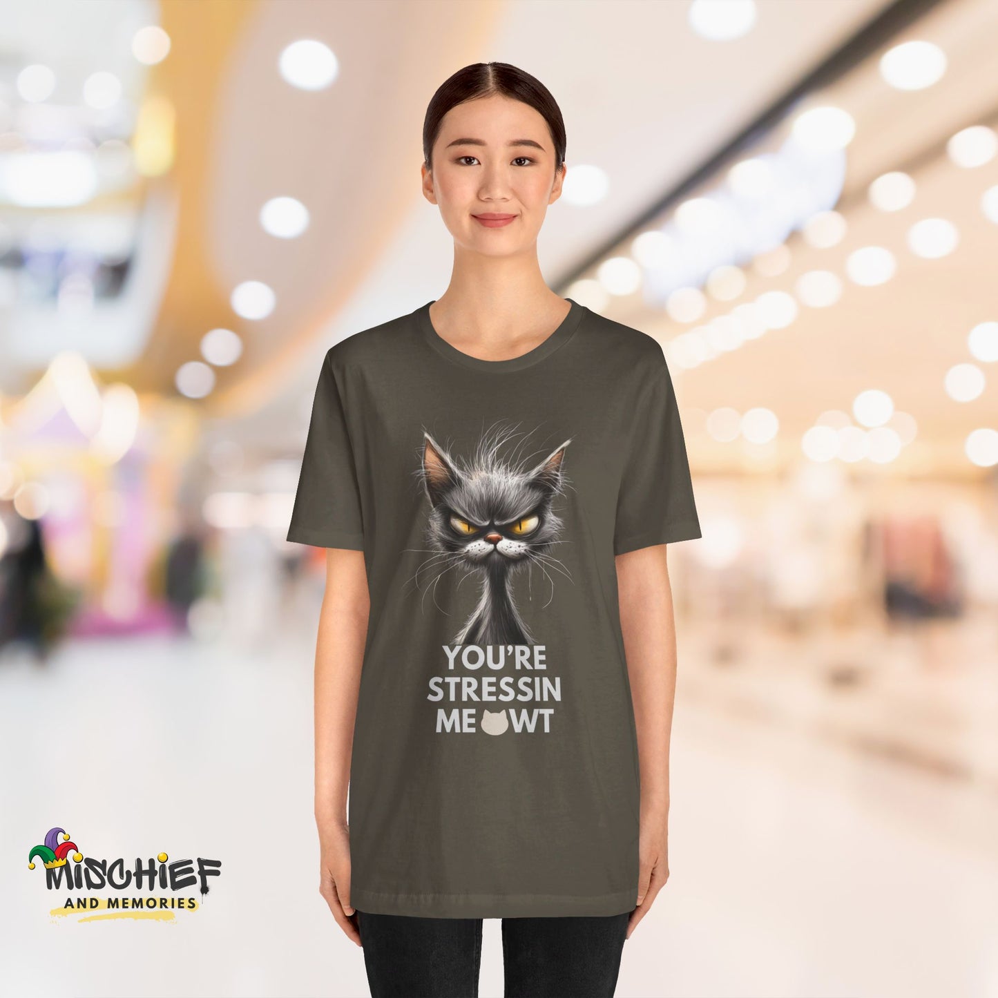 Stress Cat T-shirt