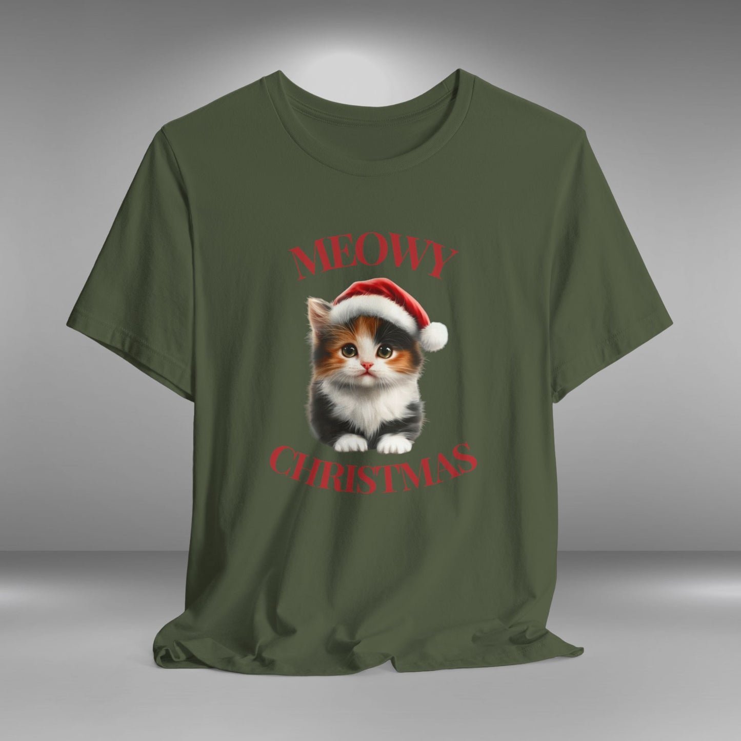 Meowy Christmas - Calico - Christmas T-shirt