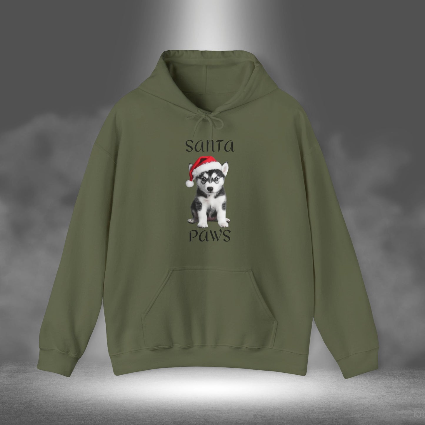 Santa Paws - Husky - Christmas Hoodie