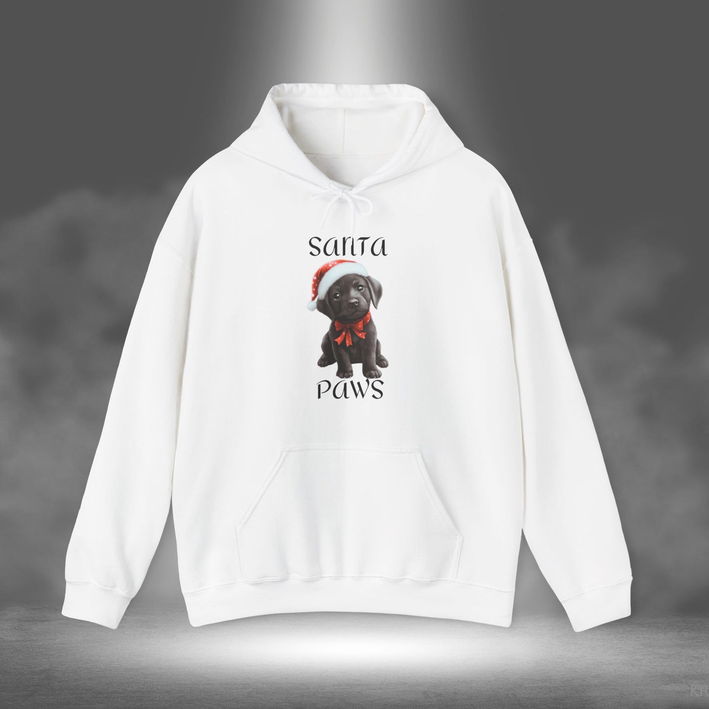 Santa Paws - Black Lab - Christmas Hoodie