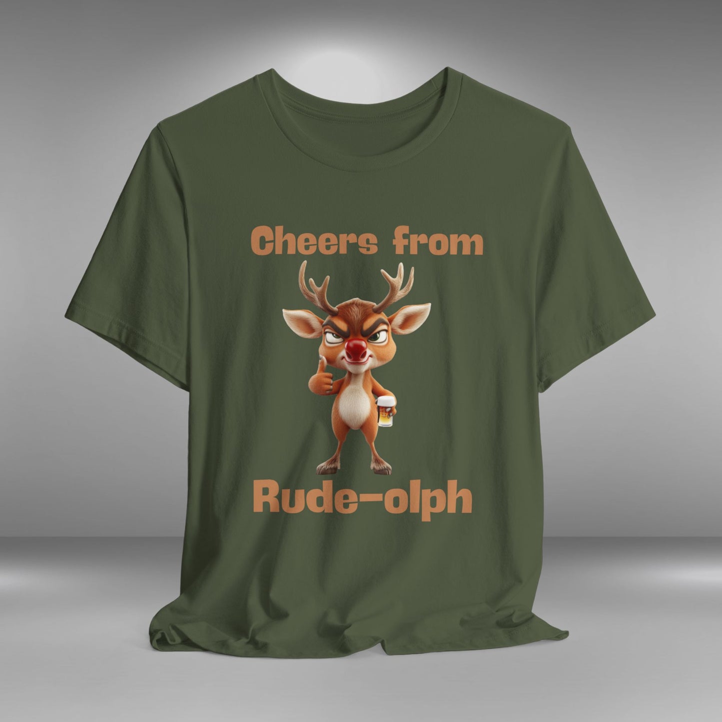 Rude-olph - Christmas T-shirt