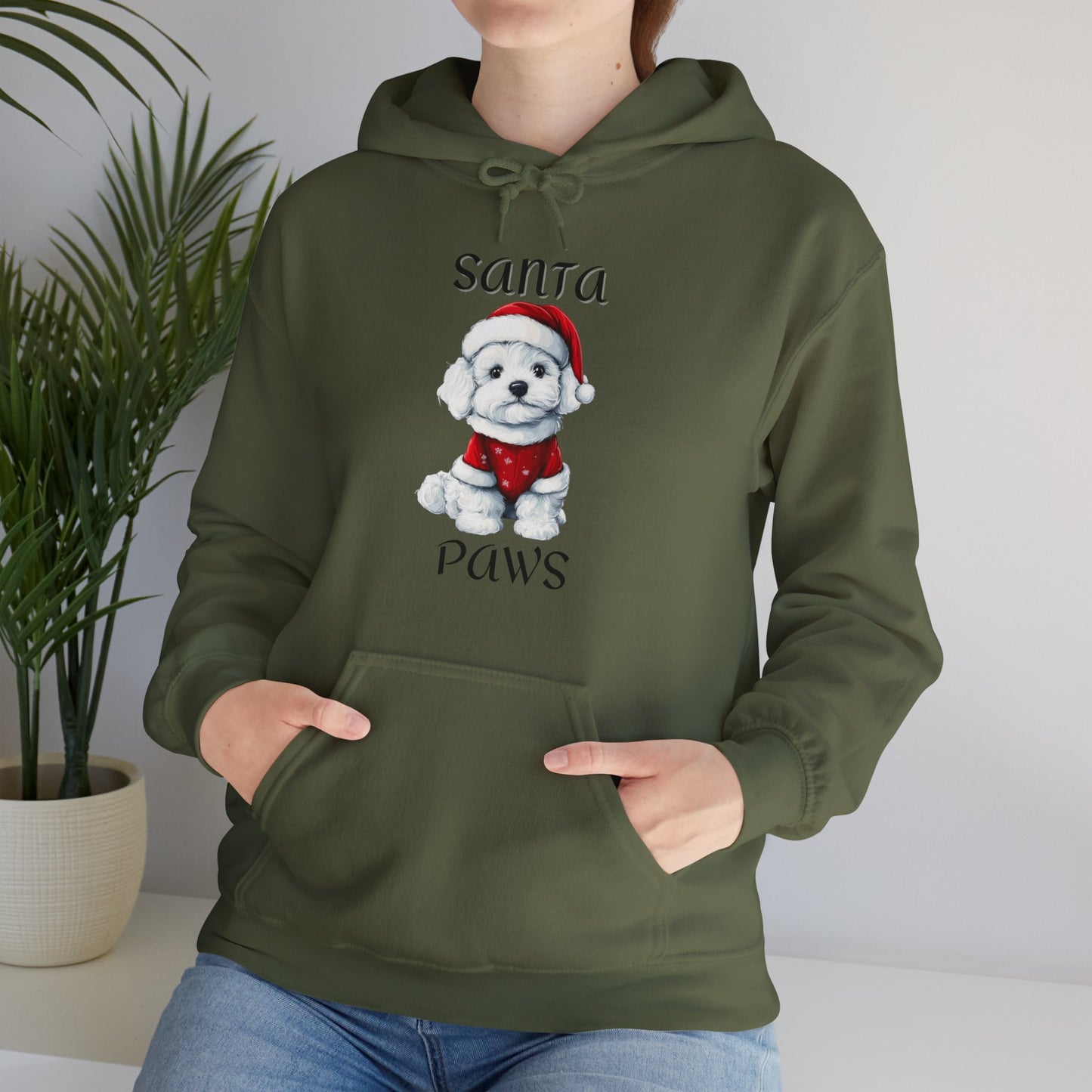 Santa Paws - Poodle - Christmas Hoodie