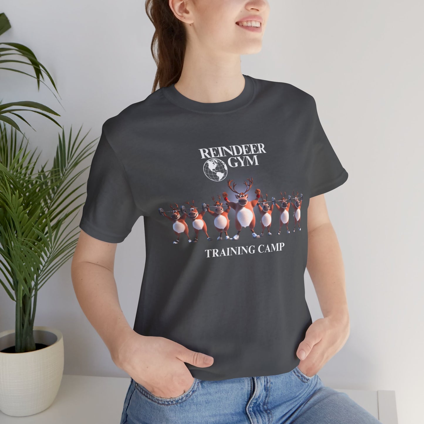 Reindeer Gym Training Camp - Christmas T-Shirt