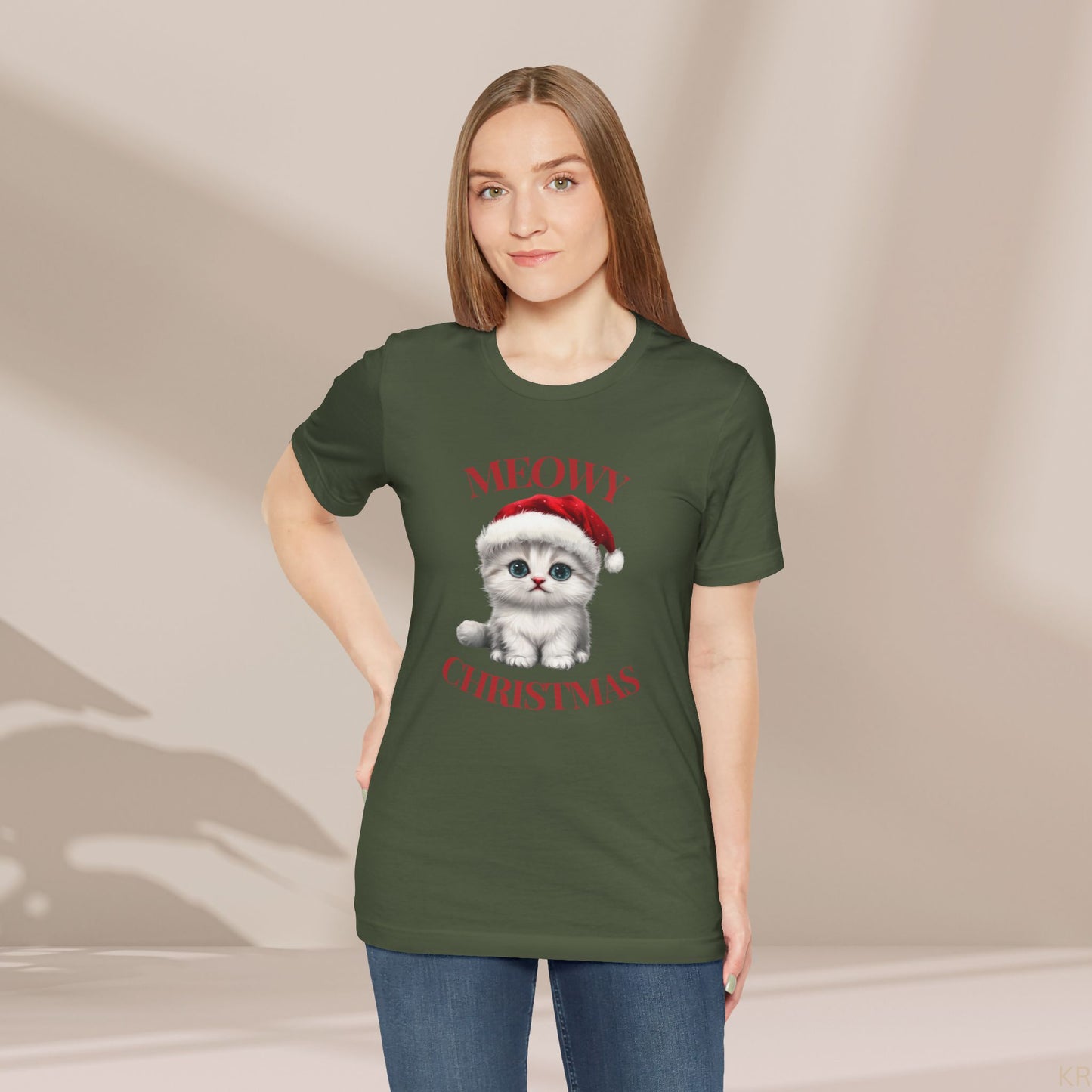 Meowy Christmas - Persian - Christmas T-shirt