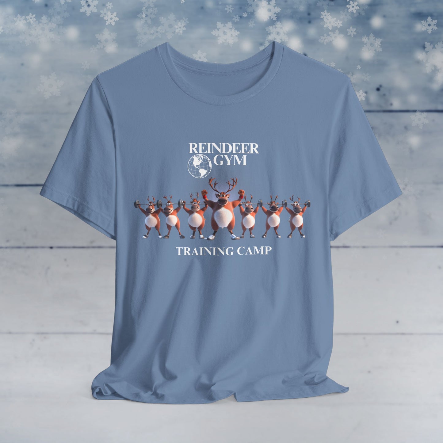 Reindeer Gym Training Camp - Christmas T-Shirt