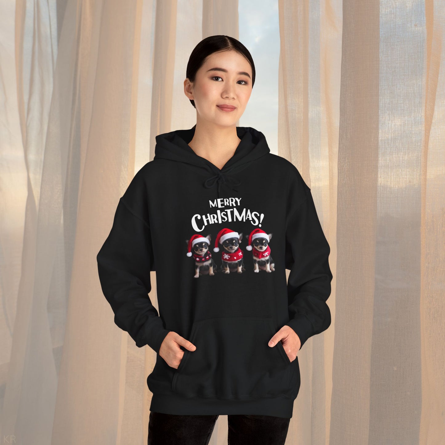 Christmas Three Merry Chihuahua's Hoodie