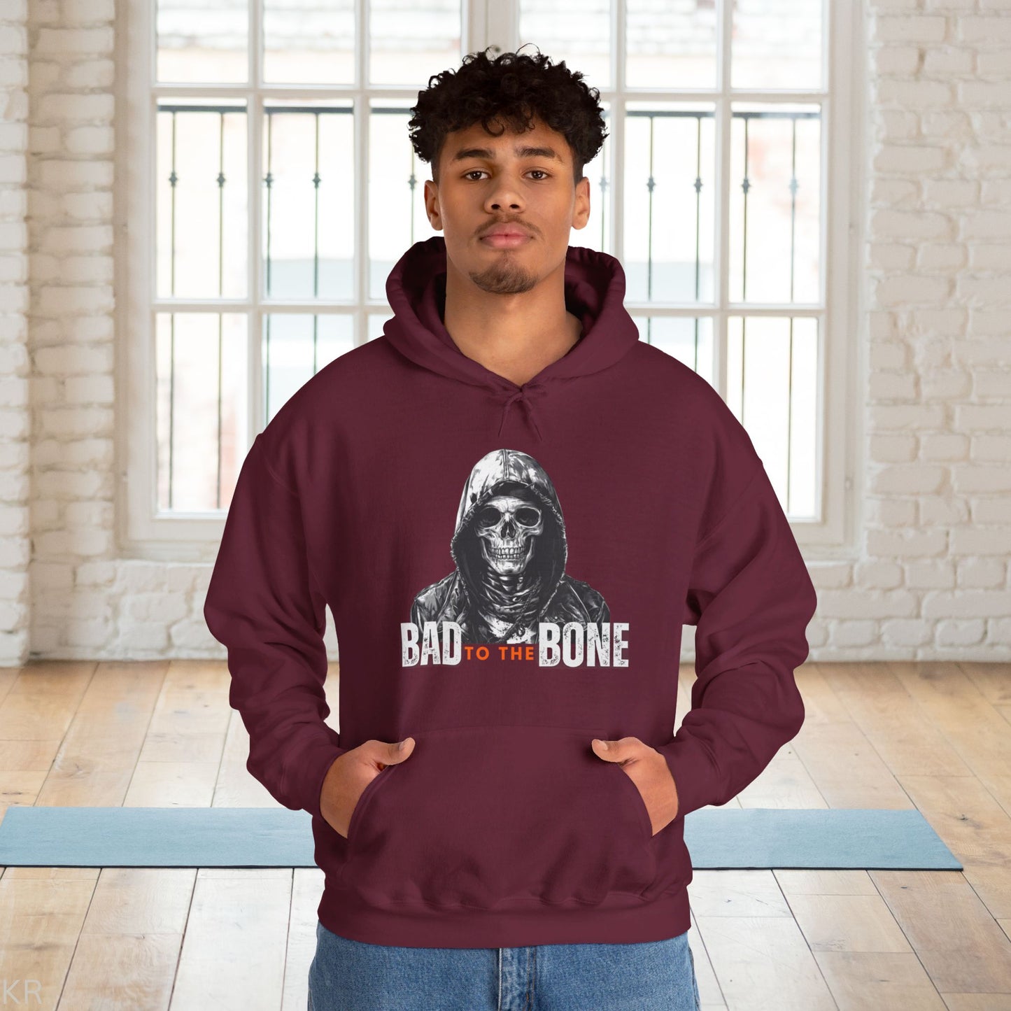 Bad to the Bone - Skeleton Rider Hoodie