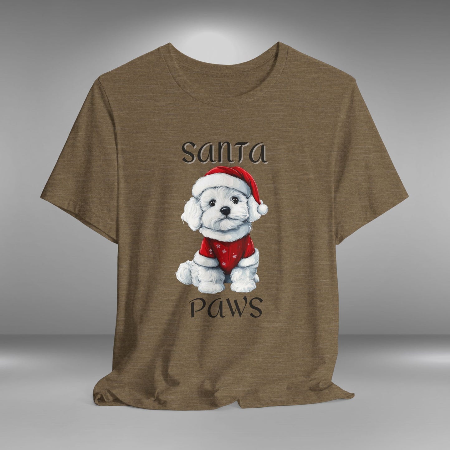 Santa Paws - Poodle - Christmas T-shirt