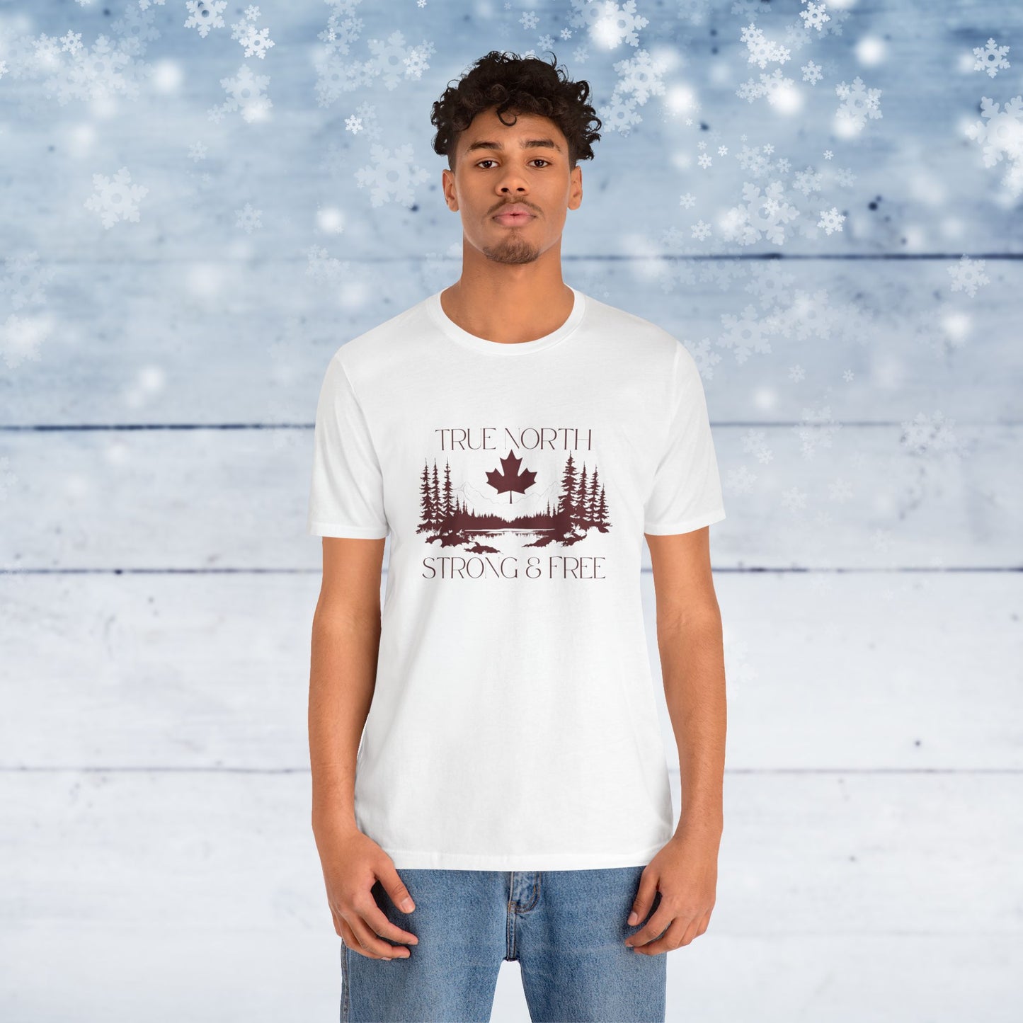 True North Strong and Free - Canadian Eh T-Shirt