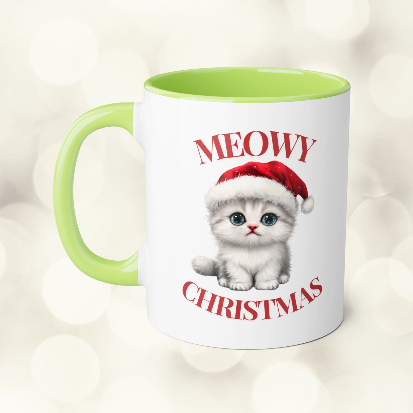 Christmas Cat Mugs - Meowy Christmas Persian