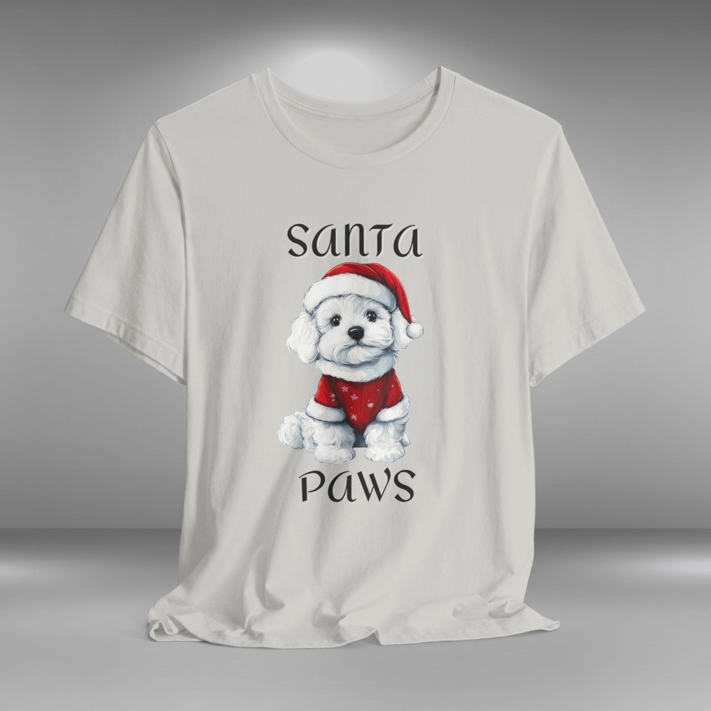 Santa Paws - Poodle - Christmas T-shirt