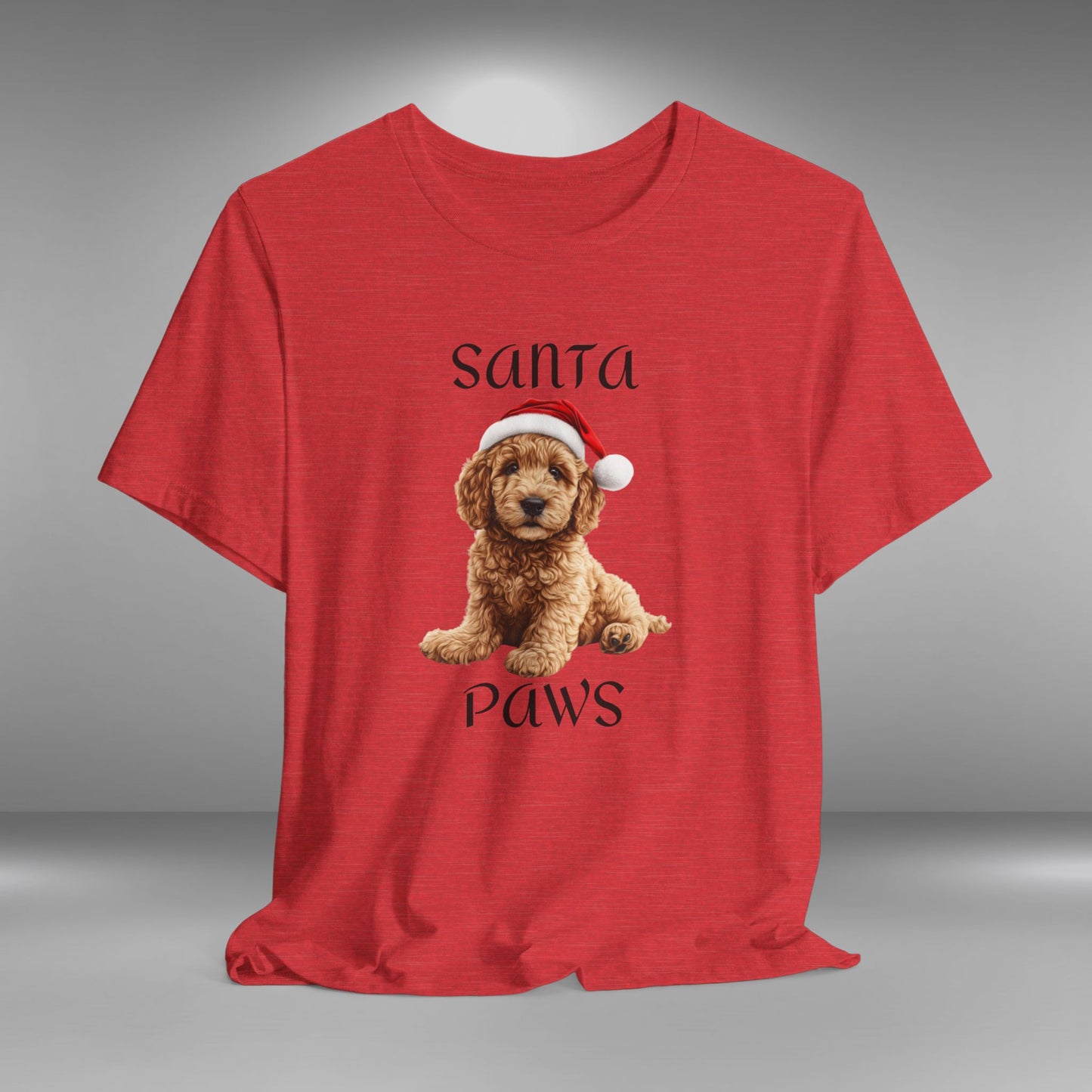 Santa Paws - Golden Doodle - Christmas T-shirt