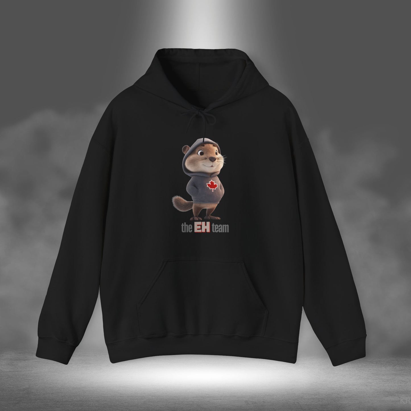 Hooded Sweatshirt - The 'Eh' Team Funny Canadian Beaver Design