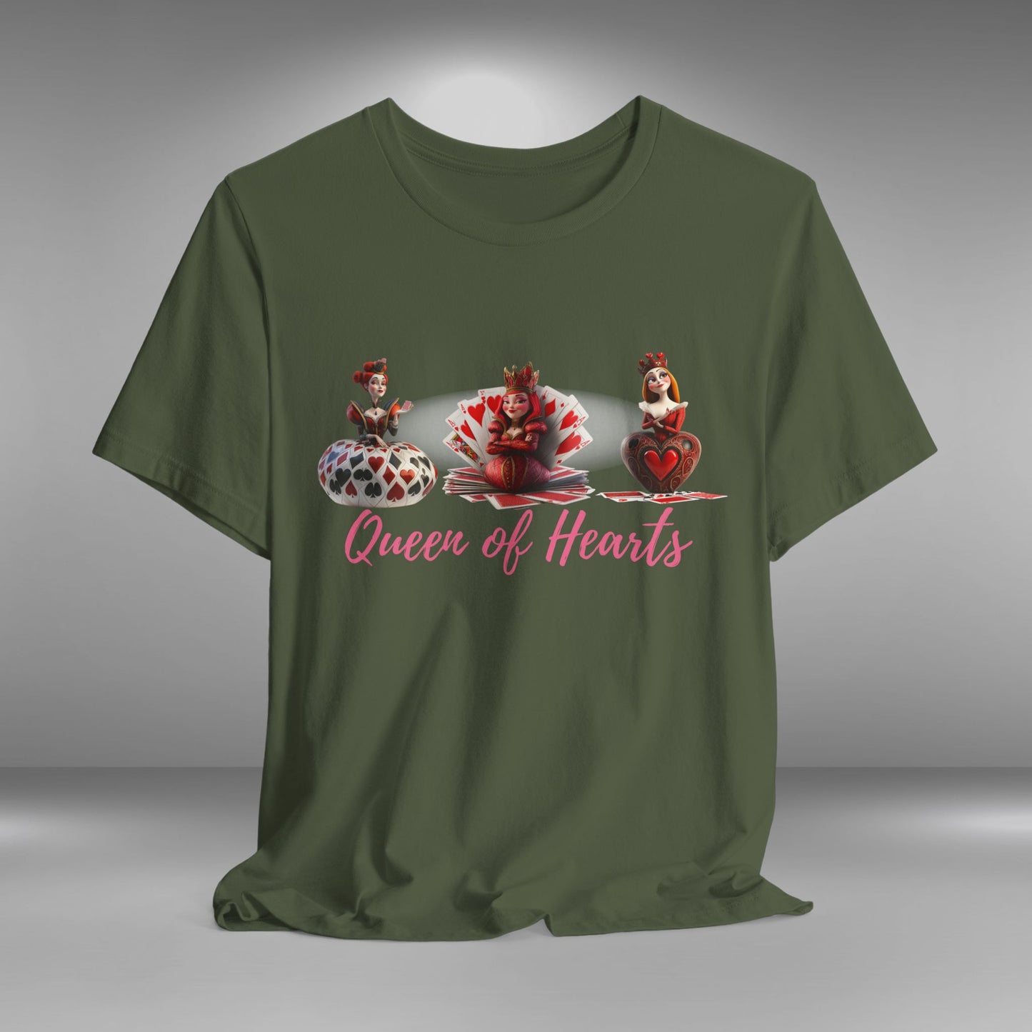 Three Queens of Hearts Valentine's T-Shirt