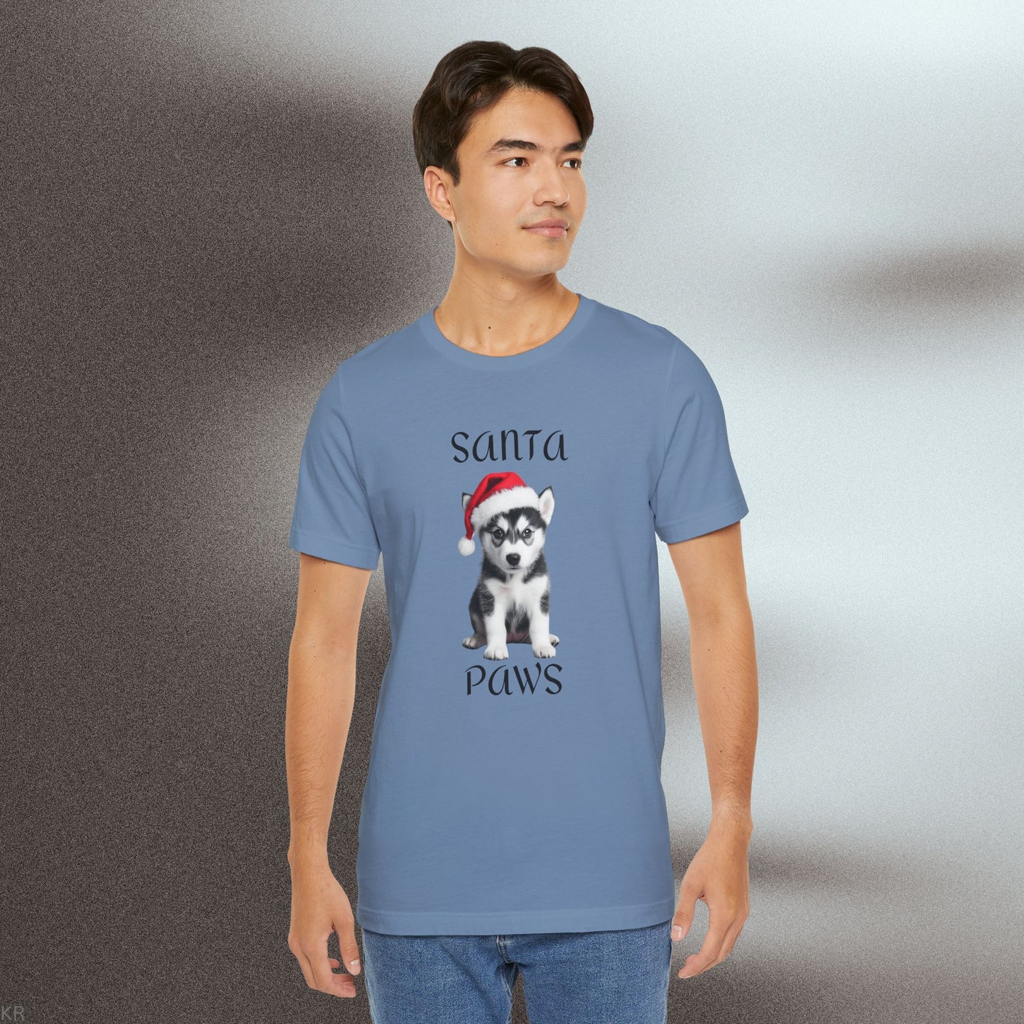 Santa Paws - Husky - Christmas T-shirt