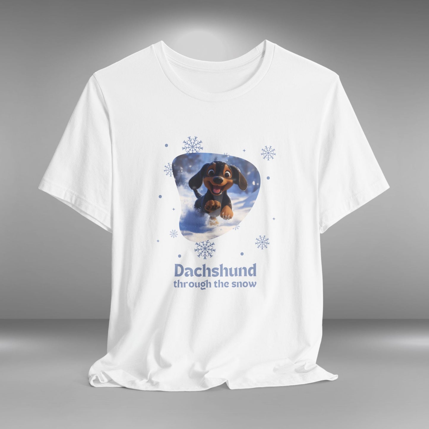 Dachshund Through the Snow - Christmas T-shirt