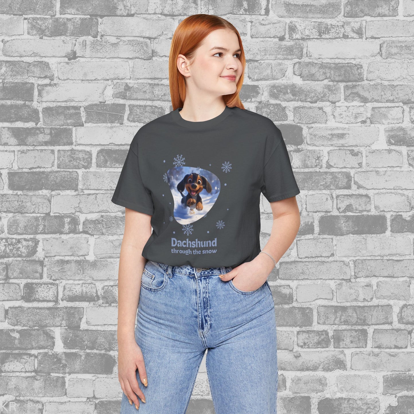 Dachshund Through the Snow - Christmas T-shirt