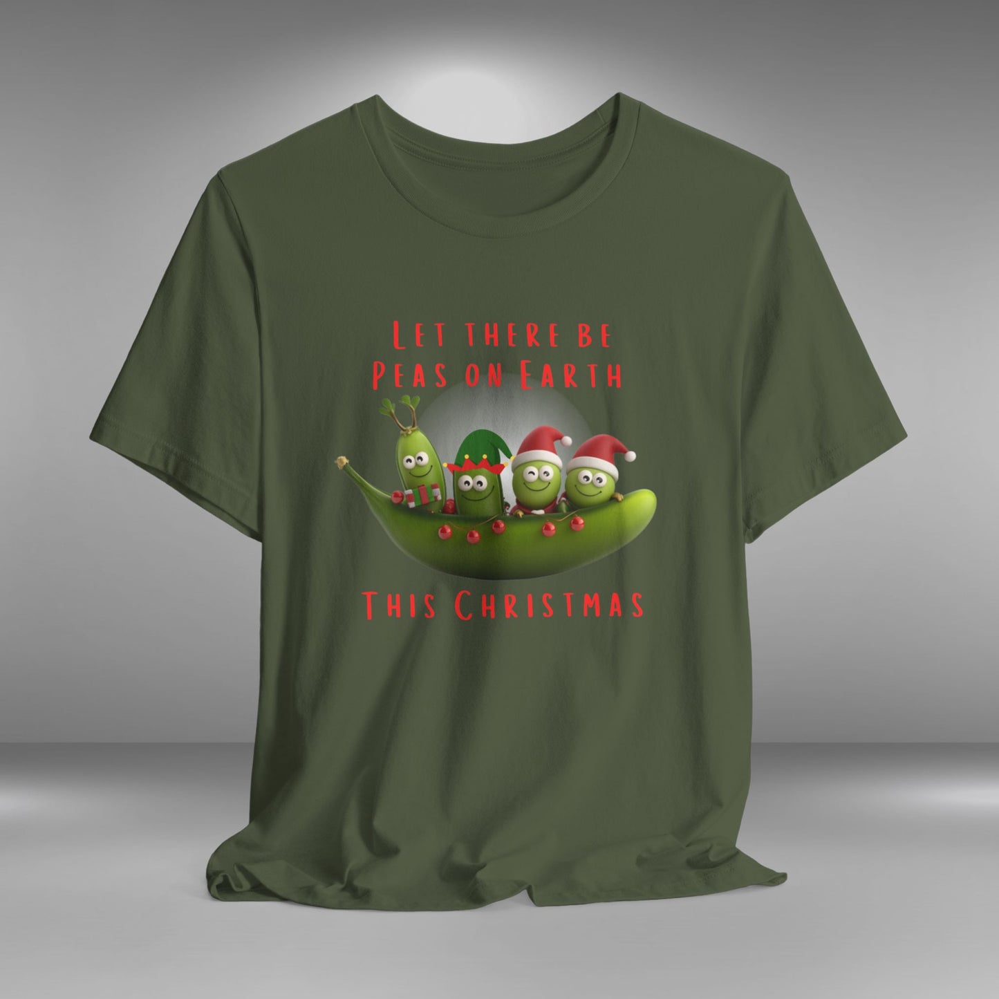 Let There be Peas on Earth - Christmas T-shirt