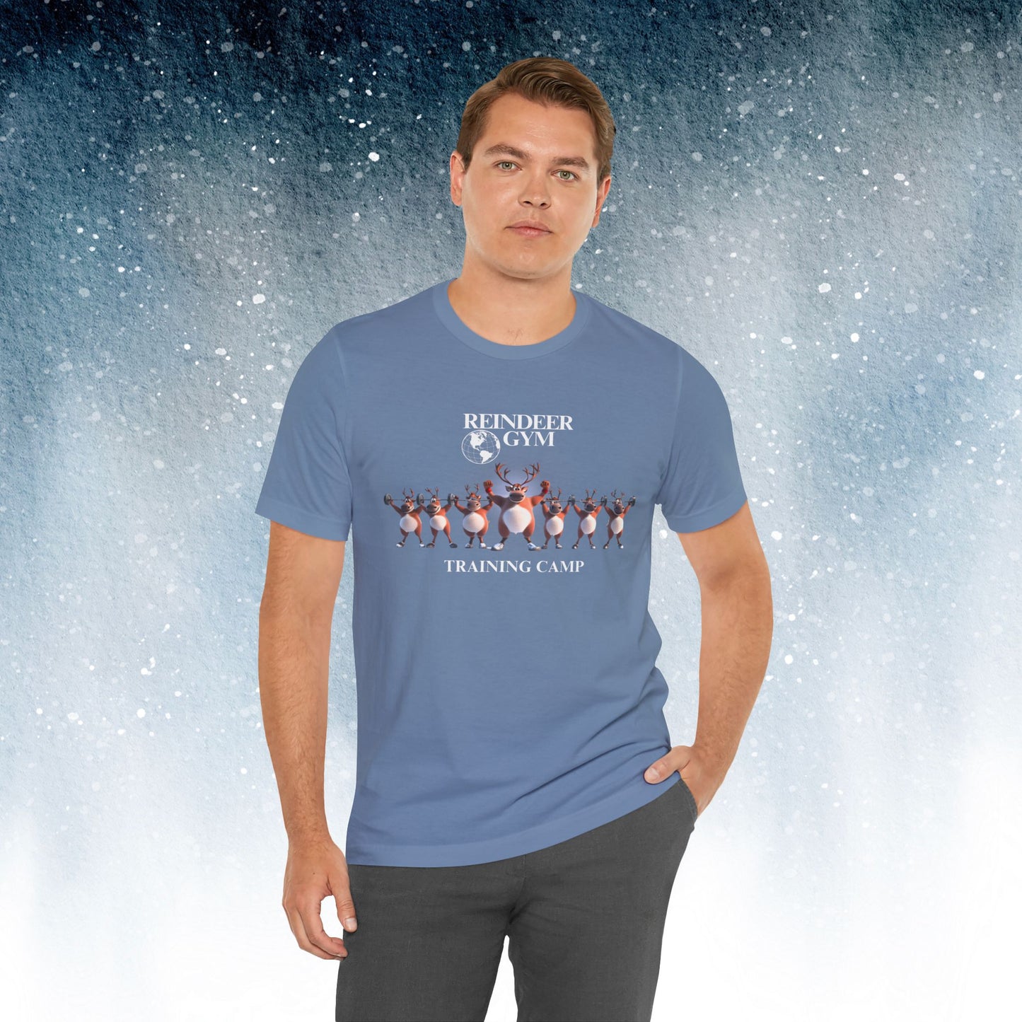 Reindeer Gym Training Camp - Christmas T-Shirt